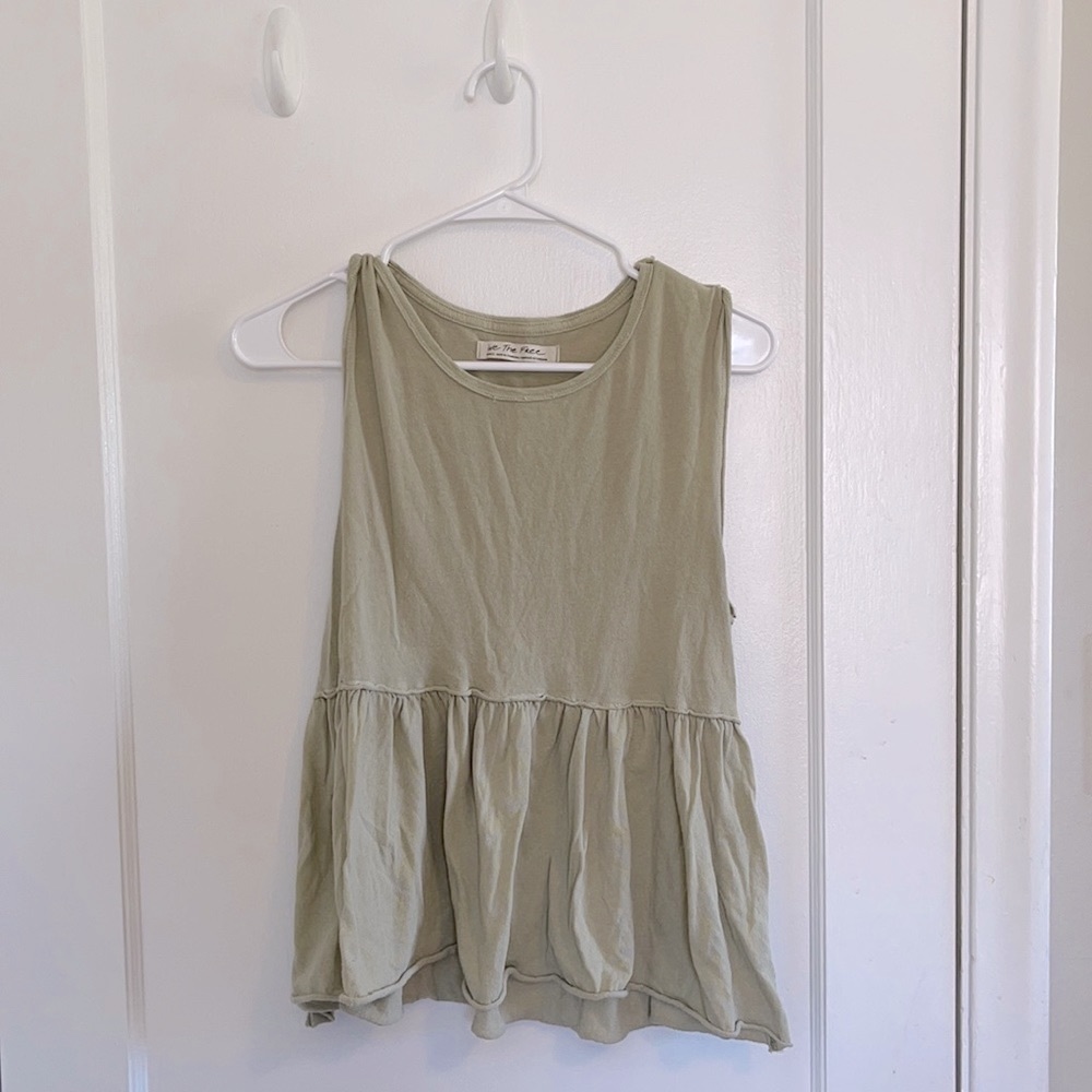 Free people babydoll-style tank top
